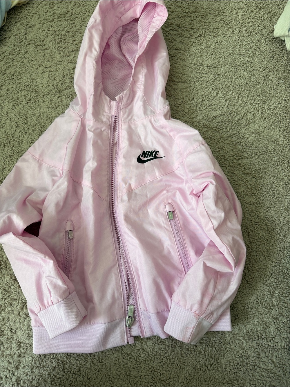 Nike Light Pink Kids' Hooded Windbreaker